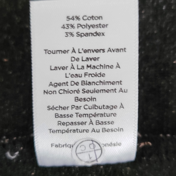 Talbots 2 Piece Cropped Pants Outfit Size Large Top 16WP Petite Cropped Pants - Picture 9 of 9